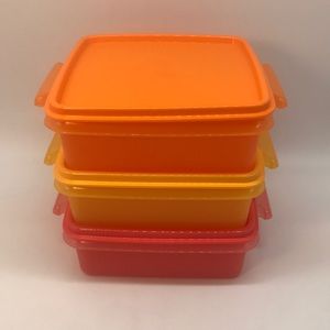 Tupperware Quarter Container Set of 3